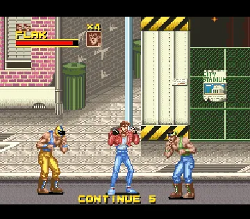 Rushing Beat (Japan) screen shot game playing